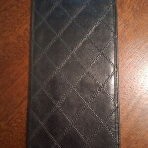 Black Quilted Phone Case
